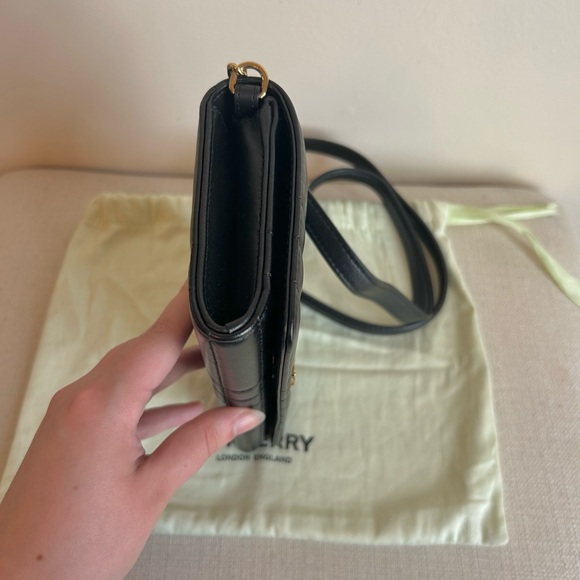 Burberry Black Lola Clutch Crossbody Bag. - Picture 4 of 9